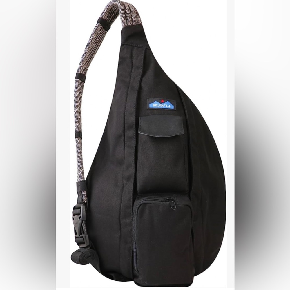 KAVU Original Rope Bag Sling Pack with Adjustable Rope Shoulder Strap